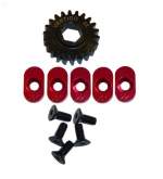 100922 Steel pinion gear w/5 - 22t inserts (Hex Drive Losi) 22T